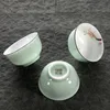 Conjunto de chá de porcelana branco Kung Fu Cerâmica Hand-Pinted Chá Capa Copo De Café Set Home Jingdezhen Porcelana Chinês