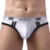 Mutande Slip da uomo Sexy Bugle Pouch Intimo Modello di pizzo Sissy Slip Homme Mutandine Cuecas Sospensorio Calzoncillos Perizoma 2XL