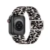 Stretch Band Nylon Tkanina Pleciony Oddychający Pasek Kwiatowy dla Apple Watch Series 2 3 4 5 6 38mm 42mm 40mm 44mm IWATCH