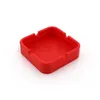 Silicone Ashtray Mini Portable Shatterisoberoende Torg Ashtray 9 Färger Hem Kafé Bar Hotel Män Ashtrays Craft Present