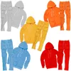 Mann Multi Taschen Trainingsanzüge Street Fashion Trend Kapuzenoberteile Hosen Sportbekleidung Outfits Designer Männliche Sport Cargo Hoodies Zweiteilige Sets