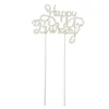 Metal Happy Birthday Cake Topper Cake Tools Party Cakes Decoration 1221953