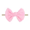 Baby Headbands Łęcze Dziewczyny BowkNot Hairbands Dzieci Dzieci Akcesoria Do Włosów Nakrycia Nakrycia Miękkie Nylon Elastyczne Zespoły Kępa dla Maluch