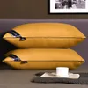 (Only 1 Pcs Pillow) Star Hotel Special Pillow Household Soft and Comfortable Vacuum Neck Pillow Washable Pillow 48X74CM F8051 210420