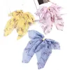 Big Bow Ties Scrunchies Hairclips Chiffon Ribbon Hairpins for Women Girls Ponytail Holder Headband Hair Accessories