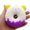 Donuts Unicornio Juguetes de descompresión Squishy Squeeze Toy Alivio del estrés Alta calidad Pellizco suave Novedad para niños