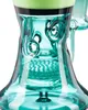 ビンテージ10インチツーンスイスハニカムCirc Perc Glass Bong Hookahの喫煙パイプオイルバーナーボウルやバネーターが顧客のロゴを入れることができます