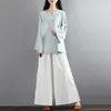 Women Cotton Linen Tops and Blouse Plus Size 5XL V-Neck Long Sleeve Shirt Female Elegant Vintage Spring Shirts Casual 210514
