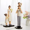 Mother's Day Birthday Easter Wedding Gift Nordic Home Decoration People Model Living Room Accessories Family Figurines Crafts 210727