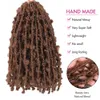 Butterfly Locs Haak Haar 12 Inch Faux Locs Haak Haar voor Zwarte Vrouwen, Pre-Lused Crochet Vlechten Afro Dread Vlechten Hair Extensions