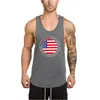 MuscleGuys nya ankomst Bodybuilding Stringer Tank Topp Mens Fitness Kläder Singlet Sportkläder Muskel TankTop Gym SHIRTS 210421