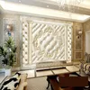 European Roman Column Soft Pack 3D Stereoscopic Custom Mural Wallpaper Living Room Sofa Non-woven TV Backdrop