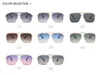 17302 Metal Fashion Sunglasses Vintage Sun Glasses Street Mirror Eyewear Outdoor Goggles UV400