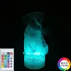 Luce notturna 3D LED Jack Russell Cucciolo Luce notturna Acrilico Lampada per cani Decorazione domestica Base lavica con colori illusione Bluetooth Spe7391744