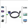 HD/MI to vga adapter multimedia 1080p 1.8M 3M 5M HD/MI to vga cable for PC HDTV