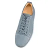 Suede simple men's casual shoes grey blue flat bottom comfortable board women's sandshoe sportswear Couple lace up high top shoes 2styles