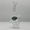 7.5Inch Colorful Ball Glass Bong Accessories Recycler Dab Rig Smoking Pipe Accessory Hookahs Accessory Global delivery