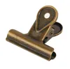 Materiały do ​​montażu Copper Spoide Clips Vintage klipsy szkieletowe Metalowa galwanizacja Bulldog Zawias Klipy zaciski do papieru do map papierów Tagi SN6261