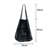NXY Shopping Bags Hylhexyr Bolso de Hombro Malla Par Mujer Bolsa Playa Plegable Gran Capacidad A 0209