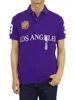 American City Edition Collection Los Angeles Herren-Design, bestickt, schick, klassisch, kurzärmeliges T-Shirt aus 100 % Baumwolle