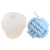 Craft Tools Silicone Candle Mögel Woolen Ball Form för tårta Decor Resin Ornaments DIY Wax Soap gör handgjorda konsthantverk XBJK2202