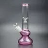 10 "hookah glas bong 6 arm träd perc bongs hatt percolator duschhuvud vatten rör återvinning is askfångare rakt rör olja dab riggar rökning shisha