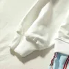 Nomikuma Causal Fałszywy Dwa Kawałki Kobiety Bluza Pasiasty Patchwork Z Długim Rękawem Bluzy Jesień Koreański Bot Krawata Jumper 6C834 210427