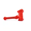 Wholesale silicone water pipe Amazing hammer Style Smoking 7 inches With 6 different colors tobacco hookahs