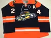 Aangepaste ECLL 2016-2017 Greenville Swamp Rabbits 24 Justin Dasilva Hockey Jerseys CCM Vintage met een patch gestikt S-5XL