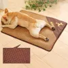 Hoopet été tapis de refroidissement respirant Pet chien chat tapis de couchage auto matelas Portable Pad coussin de glace accessoires 210924