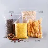Sacs de rangement 30/50 pièces d'épaisseur 0.16mm, sac transparent auto-scellant, emballage alimentaire PE refermable en plastique Transparent