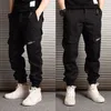 Mode Streetwear hommes jean coupe ample décontracté camouflage Cargo pantalon sarouel grande poche Hip Hop Joggers Pants233w