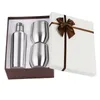 500ml 3pcs/set Red Wine Vacuum Egg Tumbler Gift Box Stainless Steel Double Wall Insulated with One Bottle Two Tumblers