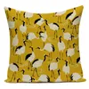 Cushion Decorative Pillow Decorative Throw Pillows Case Banana Letter Animals Birds Polyester Yellow Geometric Sofa Home Living Ro303H