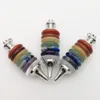 7 Chakras Roues de Vie Charmes Pendule Radiesthésie Pendentifs Hommes Femmes Cadeau pour la fabrication de bijoux Tentures Mode En Gros