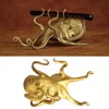 Cell Phone Mounts & Holders Alloy Copper-plated Tablet Computer Holder Octopus Frame Bracket Creative For Ipad Support Decoration Desk Pen D