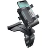 Fimilef Support de téléphone portable, support de smartphone réglable pour tableau de bord, support universel pour téléphone portable de voiture à 1200 degrés