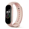 2022 M4 Smart Watch Wristband Ciśnienie krwi Tętno Monitor Bransoletka Zdrowie Fitness Tracker Sport Running Krokometr
