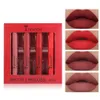 Partihandel Matt Läppstift Kosmetika Vattentät Långvariga Naken Lipsticks Non Sticky Lips Balm Slitstarkt Brown Lip Tint Pen