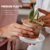 Planters Pots Plant Saucer 6 pack 13,5 tum plastbrickor, robusta och slitstarka blomkruka behållare