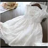 Baby Maternity Drop Delivery 2021 Girl Dress Summer Kids Dresses For Girls Casual Wear Little Princess Childrens Clothing Lace 6158375