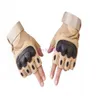 DHL 20pair пейнтбол съемки Airsoft Combat Anti-Skid резиновые перчатки наружная тактика военные раковины половина пальцев перчатки Q0114