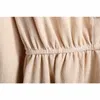 Female Winter Midi Bow Tie Dress Elegant Fashion Corduroy Women Autumn Korean Solid Lapel Long Sleeve 1 210506
