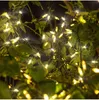LED-strings Solar Powered Battery Operated 12m 100leds 8 Werkmodi Bubble String Light for Wedding Party Christmas Decoration