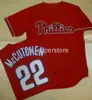 Custom Sewn COOL BASE Baseball RED Jersey NOUVEAU Stitch N'importe quel nom Numéro Hommes Femmes Maillot de baseball jeunesse