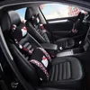 Toon mignon appuie-tête oreillers coussin lombaire ceinture de sécurité couverture de volant automatique accessoires de voiture cadeau pour femmes filles