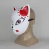 악마 슬레이어 카마도 탄지로 Sabito Makomo Plastic Kigurumi Headwear Hannya Tengu 할로윈 파티 마스크 소품