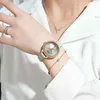 CURREN Kreative Frauen Uhren Luxus Quarz Damen Uhren Relogio Feminino Lederband Armbanduhren Reloj Mujer 210517