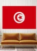 Tunesien-Flaggen, nationales Polyester-Banner, fliegend, 90 x 150 cm, 3 x 5 Fuß, Flagge auf der ganzen Welt, weltweit, für den Außenbereich, kann individuell angepasst werden