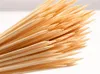 Fábrica Toothpicks Santi 100 pcs / Pack 8 "Natural Bambu Espetos Escolhas de madeira para churrasqueira, aperitivo, fruta, coquetel, kabob, fonte de chocolate, grelhar, churrasqueira, cozinha